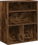 vidaXL Bibliotecă, stejar fumuriu, 60x30x71,5 cm, lemn prelucrat