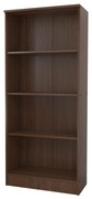 Biblioteca haaus Flint, 3 Polite, Wenge, 70 x 32 x 159 cm