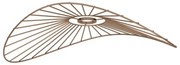 Brilagi - Lustră LED aplicată CERIA WIRE, 1xE27/40W/230V, 40x56 cm, bronz