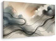 Tablou flux de lumină și ceață