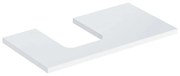 Blat pentru lavoar Geberit One cu decupaj in stanga 90 cm alb lucios