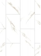 Mexen River White  probă de panouri vinilice SPC 6,5 mm, substrat IXPE 1,5 mm, 4 V-Fugă, Jazz White - F1150-S