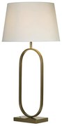 Veioza/Lampa de masa decorativa Modish bronz/alb