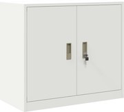 vidaXL Dulap de depozitare Alb 80 x 40 x 70 cm Oțel