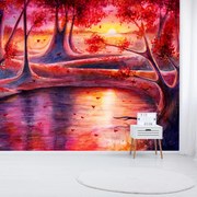 Fototapet - Pădurea pictată (147x102 cm)