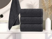 Prosop copii Bella gri inchis 30x50 cm, 100% bumbac