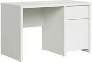 Birou KASPIAN, alb mat, PAL infoliat, 120x65x77 cm