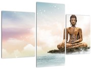 Tablou - Buddha care supraveghează pământul (90x60 cm)