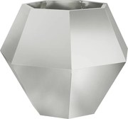 vidaXL Jardinieră Argintiu 75 x 75 x 60 cm Oțel Galvanizat