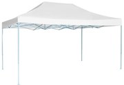 vidaXL Cort de petrecere pliabil profesional, alb, 280x410x315 cm, oțel