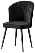 Set de scaune de sufragerie Rubi Black, 2 buc., 2 buc.