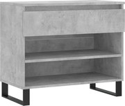 vidaXL Pantofar, gri beton, 70x36x60 cm, lemn prelucrat