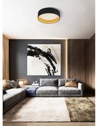 Plafonieră LED dimabilă LED/24W/230V neagră Top Light + telecomandă