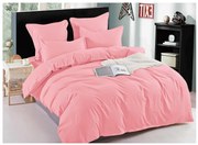 Lenjerie Pat Single Premium Damasc - Roz Deschis