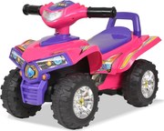 vidaXL ATV de plimbare pentru copii cu sunet și lumină roz și violet