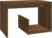 vidaXL Măsuță laterală, stejar maro, 59x36x38 cm, lemn compozit