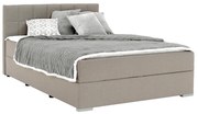 Pat tip BOXSPRING 140x200, taupe gri-maro, FERATA TV KOMFORT