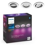 SET 3x plafonieră LED RGB încastrată dimabilă Hue 1xGU10/5,7W/230V