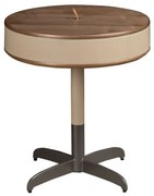 Masuta rotunda LUX Walnut