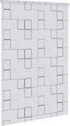 vidaXL Roletă perdea de duș 160x240 cm Model pătrate