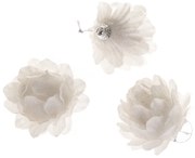 Set ornamente de agățat Fiore, 8 cm, 3 buc.