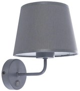 Lampă de perete MAJA 1xE27/15W/230V gri