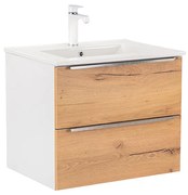 Dulap inferior Vario Trim 60 cu lavoar, stejar alb