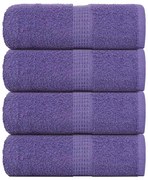 vidaXL Prosoape de baie 4 buc. FROGN violet 30x30 cm 100% bumbac