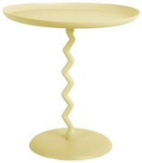 Măsuță auxiliară rotundă din metal ø 40 cm Zig Zag – Leitmotiv