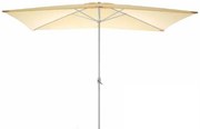 Umbrelă de grădină - dreptunghiulară 2x3 m - șampanie