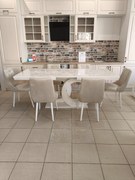 SET JASMIN 7 MASA+6 SCAUNE PERSONALIZABIL PE CULORI