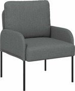 vidaXL Canapele cu pernă 55cm Gri închis placaj