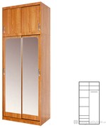 Dulap de haine Isabell (cu oglindă). 746557
