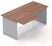 Masa coltar Visio LUX 160 x 100 cm, stanga, nuc