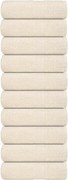 vidaXL Prosoape de baie, FROGN, 10 buc., crem, 30x30 cm, 360 g/m²