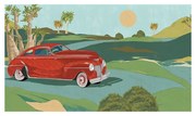 Tapet VLAdiLA Retro cars (red) 520 x 300 cm