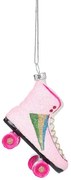 Ornament de Crăciun lucrat manual din sticlă 8 cm Retro Rollerskate – Sass & Belle