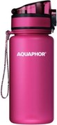 Sticla cu filtru pentru apa Aquaphor City 160024, 350 ml, Tritan, Carbune activ, Aqualen, Capac cu inchidere, Roz