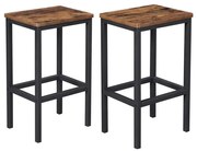 Scaun de bar LOE maro/negru