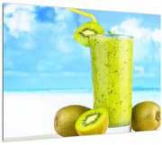 Tablou - smoothie kiwi (70x50 cm), în 40 de alte dimensiuni noi