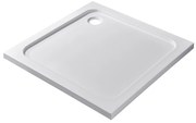 Coria 80x80x 5 cm tăviță de duș pătrată, acrilică