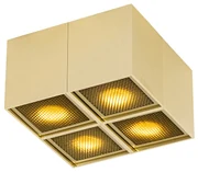 Spot de design auriu cu 4 lumini - Qubo Honey