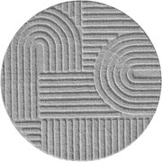 Covor gri deschis rotund ø 80 cm Art – Ayyildiz Carpets