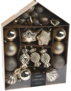 Set de decorațiuni de Crăciun Aur festive, 32 buc