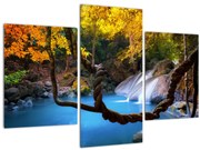 Tablou - Cascade din Asia (90x60 cm)