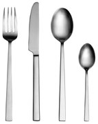 Tacâmuri argintiu-mat din oțel 16 buc. – Bitz