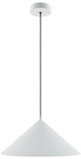 Lustra/Pendul metalic Basic D-35cm alb