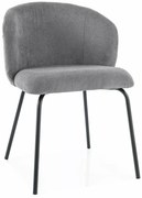 Scaun de dining KEVIN VARDO gri