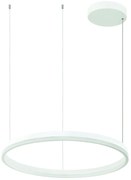 Lustra LED design modern circular ROTUNDA 60cm, alb