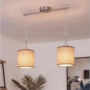 Brilagi - Lustra LED suspendată pe cablu NUBILA 2xE27/60W/230V, maro